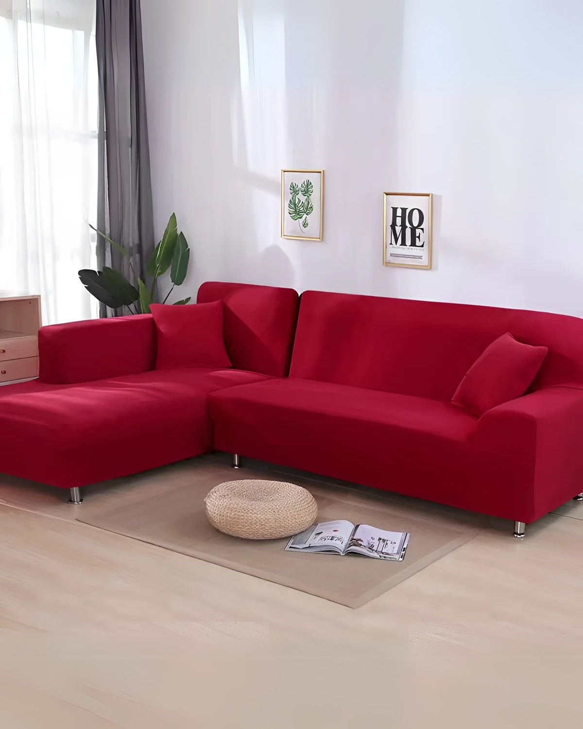 Elegant modular sofa for individual room design