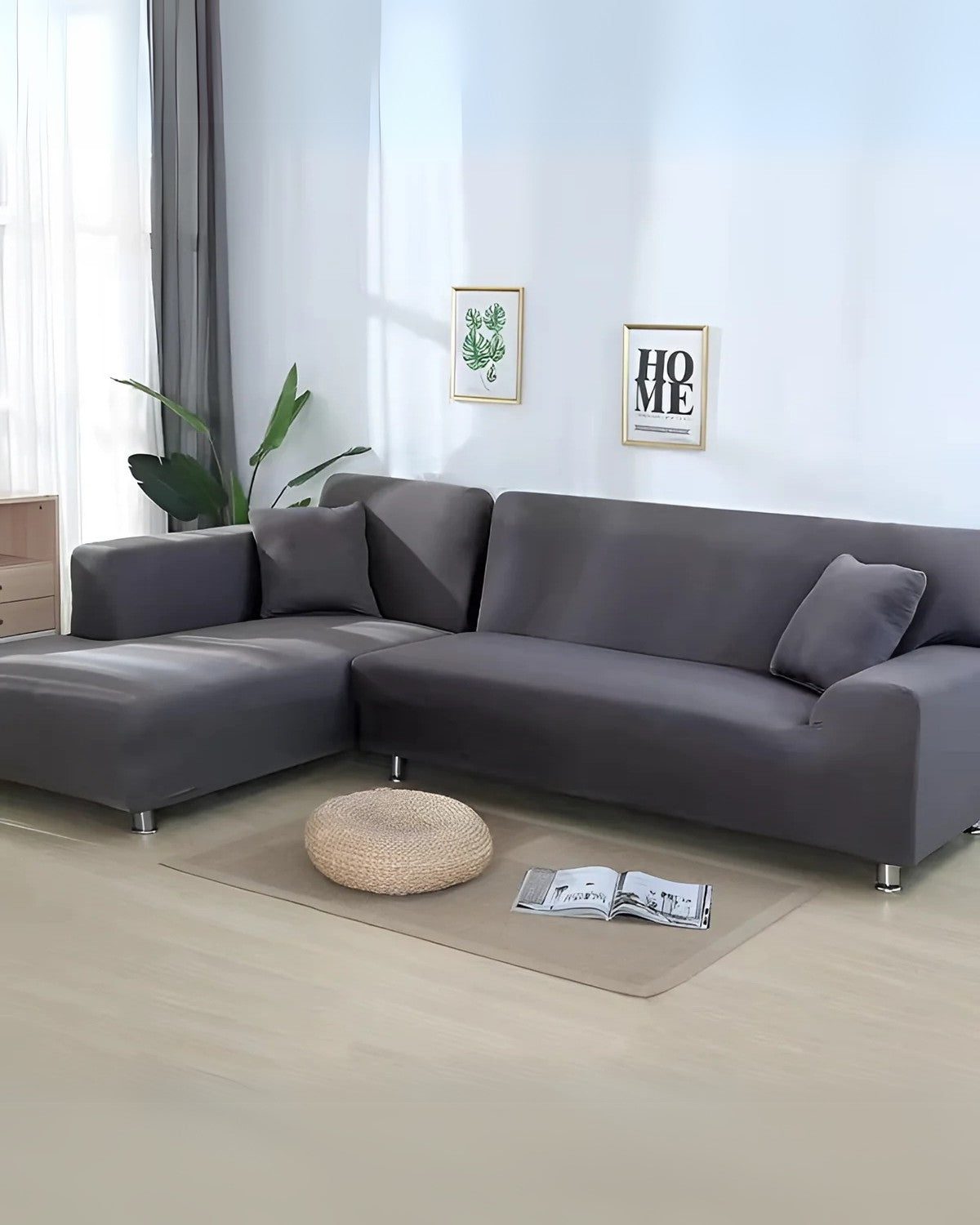 Elegant modular sofa for individual room design