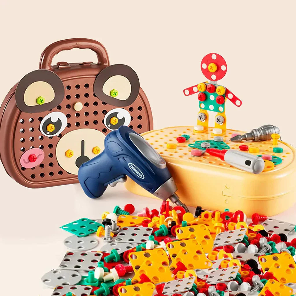 KreativWerkstatt - Multifunktionale Werkzeugkiste für Kinder