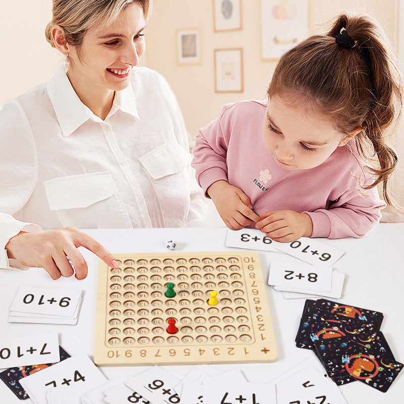 MATHSGURU - Montessori Holzspiel zur Multiplikation