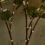 LED Lamp made from Natural Olive Branch – EverLeaf Light for Atmospheric Illumination