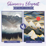 Strahlende Metallic-Aquarellfarben - 36 Farbnuancen für kreative Köpfe