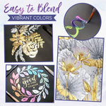 Strahlende Metallic-Aquarellfarben - 36 Farbnuancen für kreative Köpfe