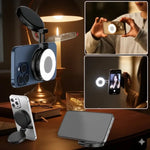 LumiClip Portable Ring Light for Selfies with Clip - Rechargeable and Magnetic