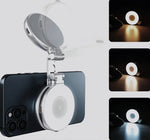 LumiClip Portable Ring Light for Selfies with Clip - Rechargeable and Magnetic
