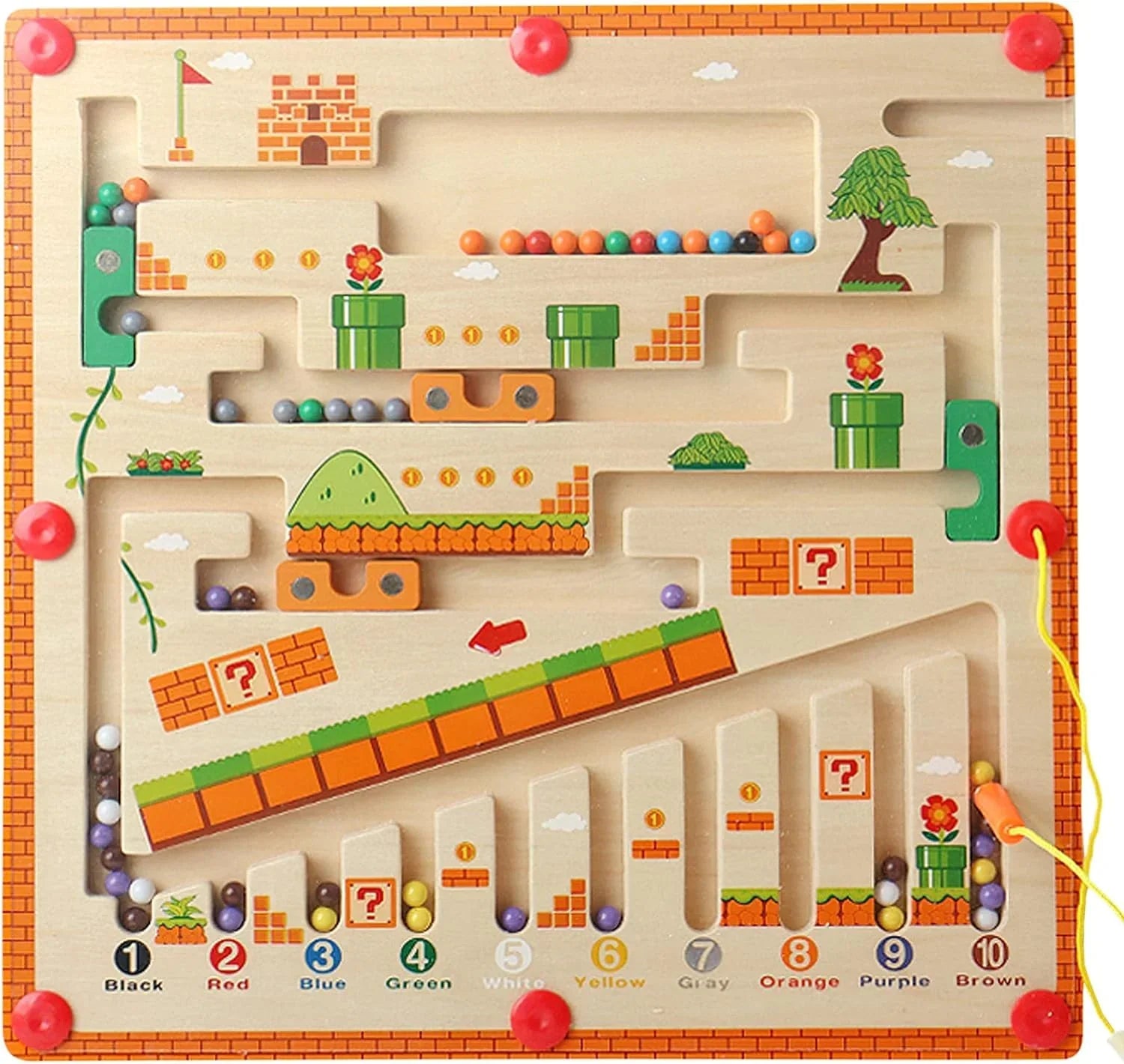 Magnetisches Labyrinthspielbrett - Kreatives und Interaktives Lernen