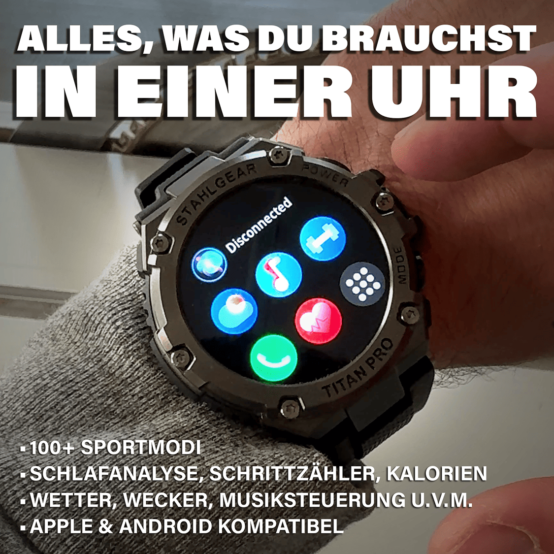 Alltagstaugliche Smartwatch für aktive Lebensstile