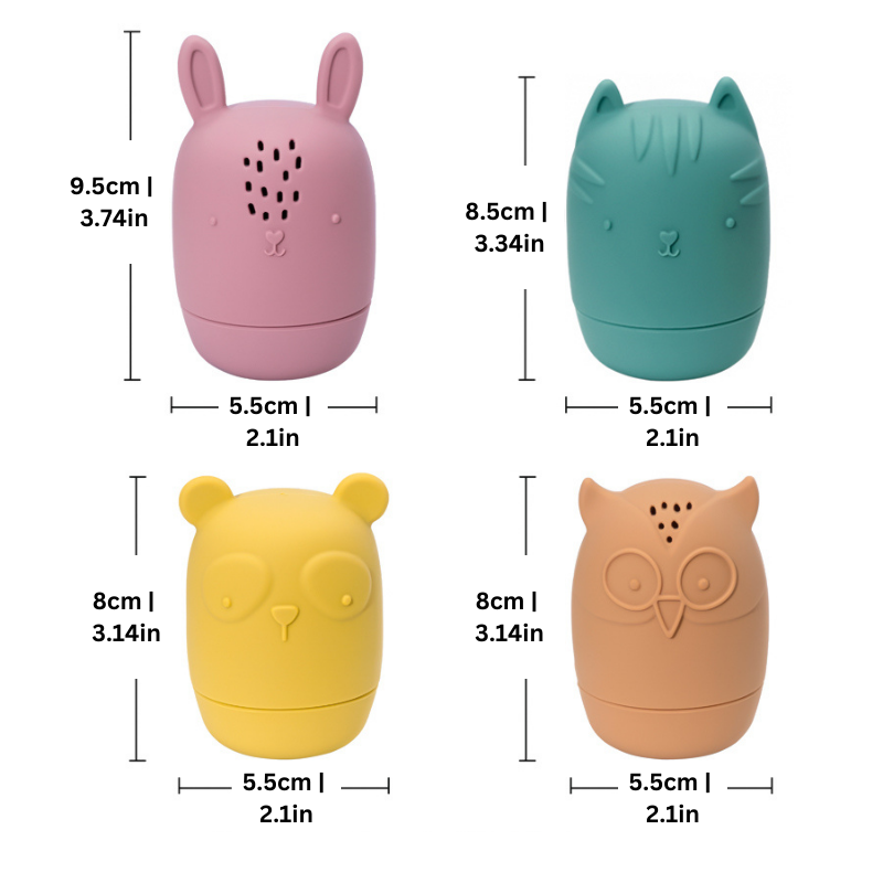 Bath Toys Made of Safe Silicone for Children