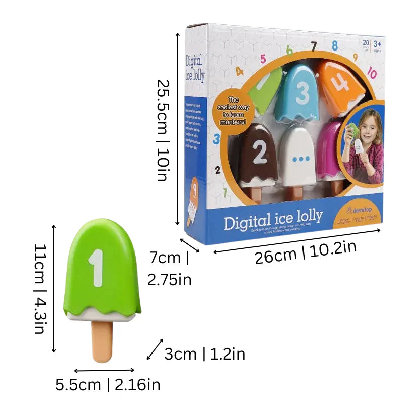 Ice Cream Counting Toy