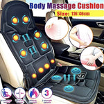 Relaxing massage pad for neck and back with heat function