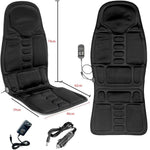 Relaxing massage pad for neck and back with heat function