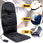 Relaxing massage pad for neck and back with heat function