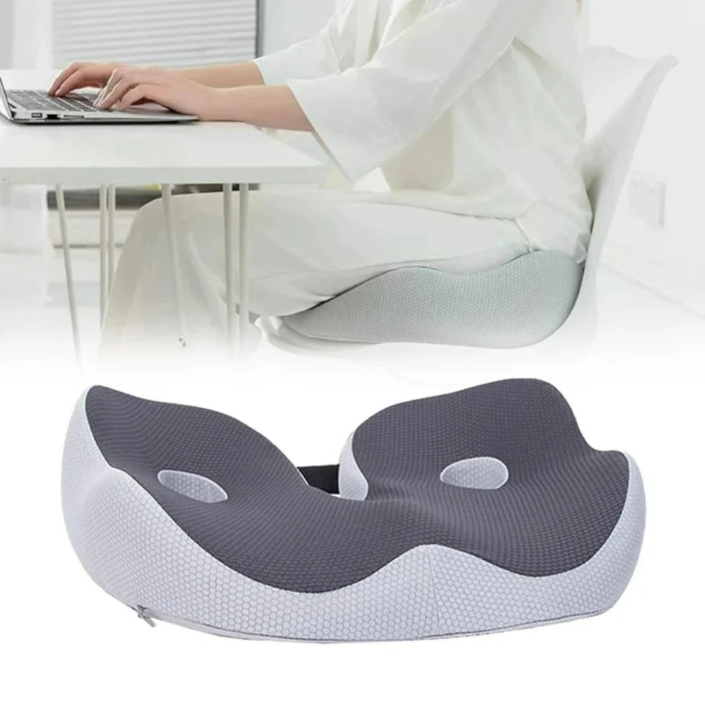 Ergonomic seat cushion for optimal comfort
