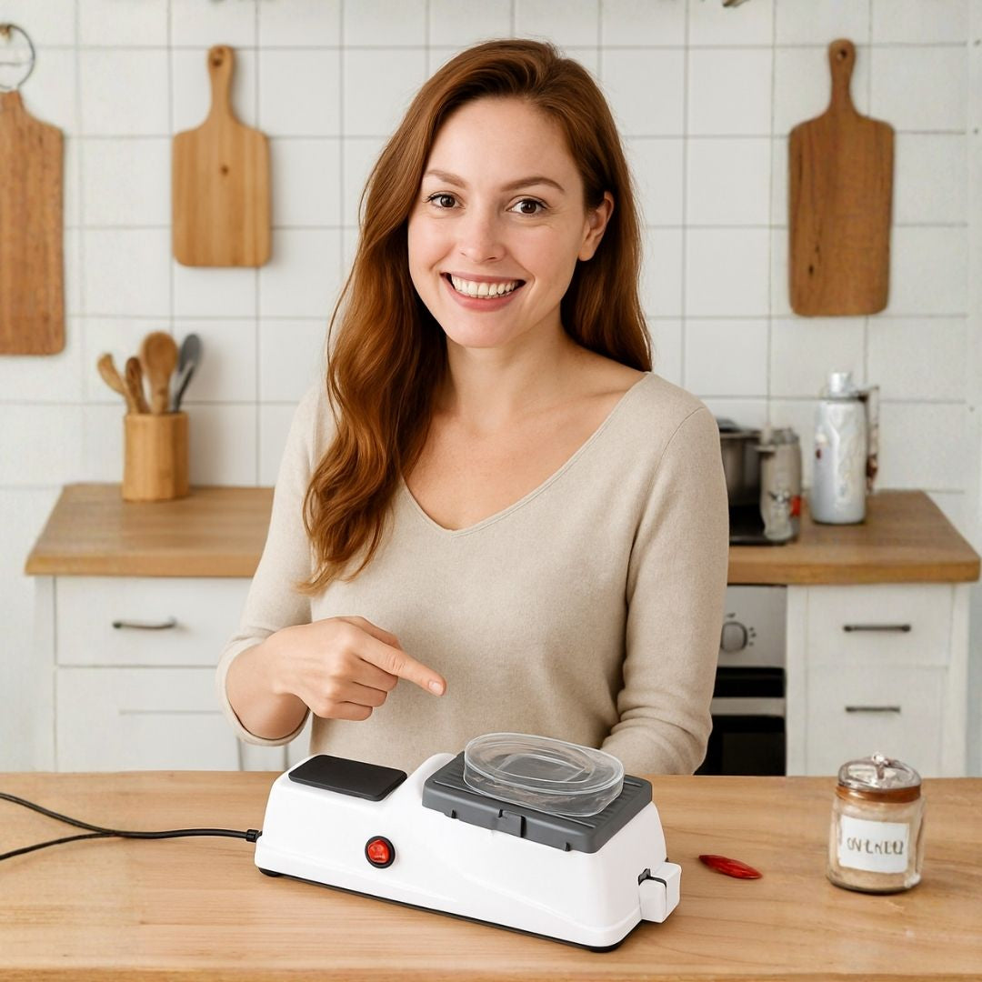 Electric Knife Sharpener | Two-Stage Sharpening Technology | Secure Guide Slot