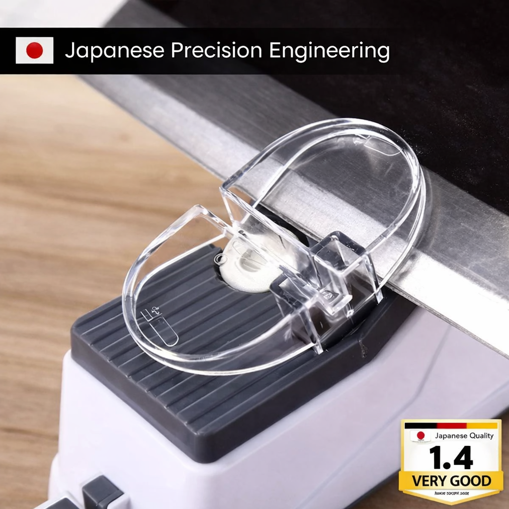 Electric Knife Sharpener | Two-Stage Sharpening Technology | Secure Guide Slot