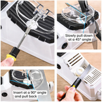 Electric Knife Sharpener | Two-Stage Sharpening Technology | Secure Guide Slot