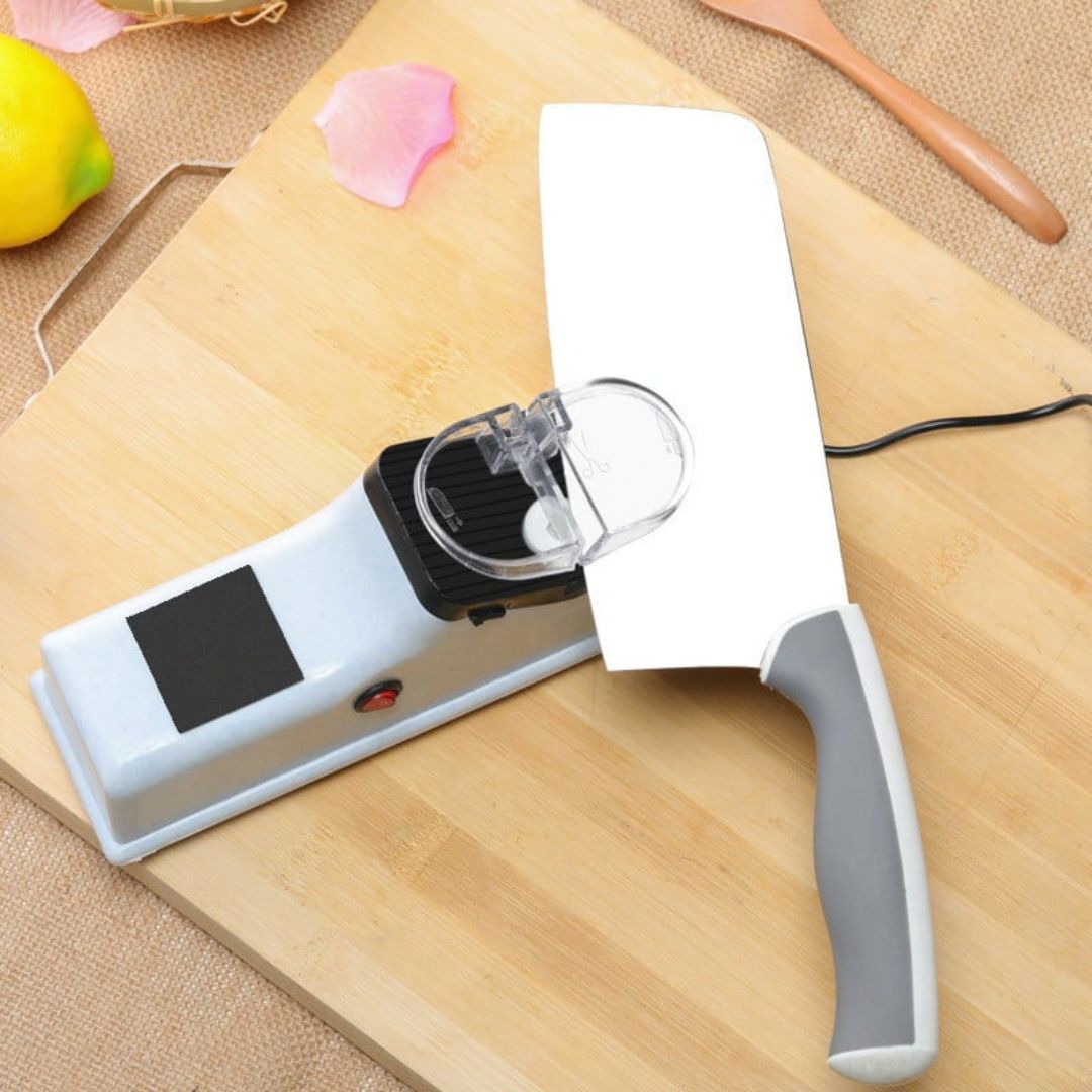 Electric Knife Sharpener | Two-Stage Sharpening Technology | Secure Guide Slot