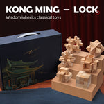 MindPuzzle - Geschenkset mit 6 Holzrätseln für Denksportfans
