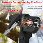 Powerful 6-inch Mini Chainsaw