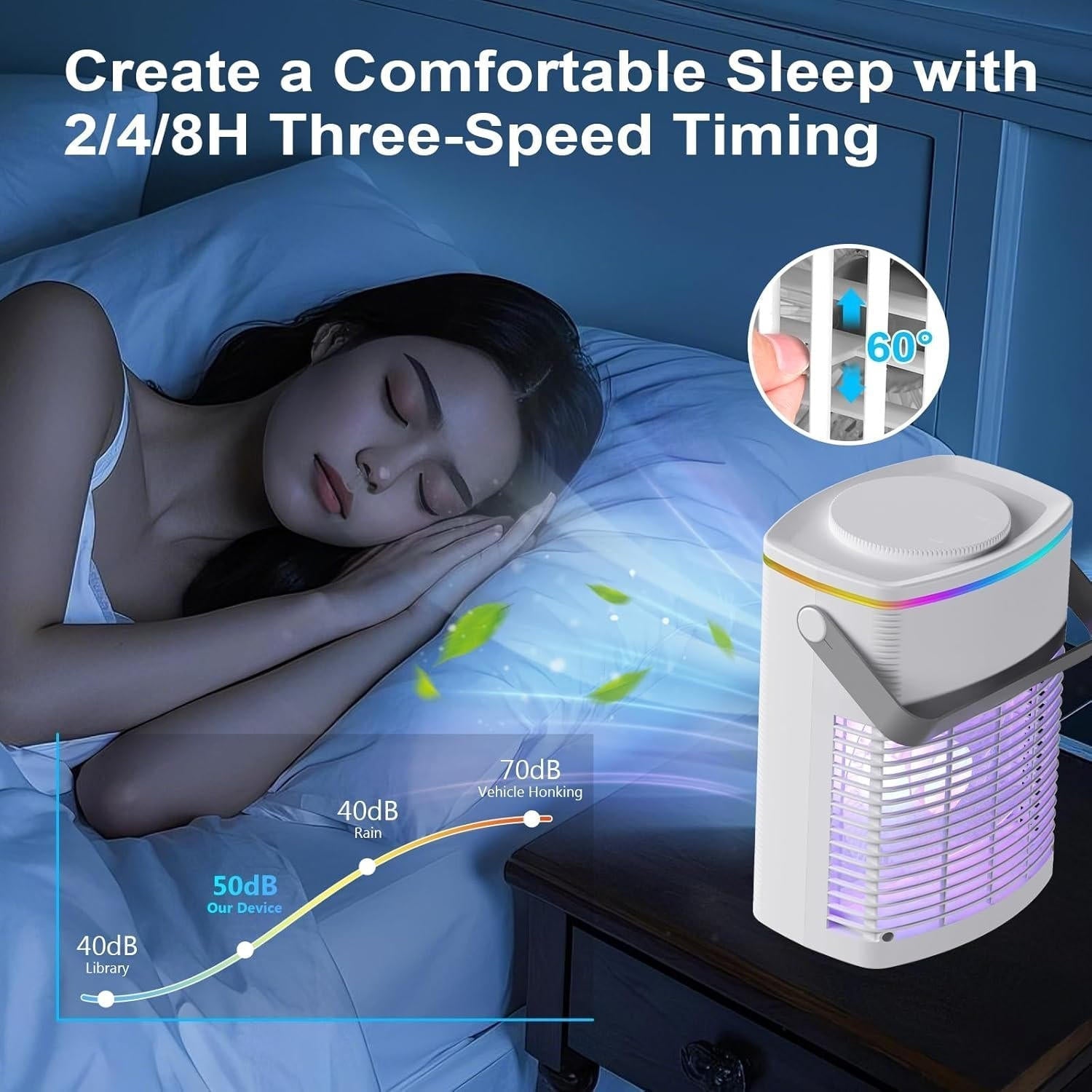 Compact Room Air Conditioner - Portable and Adjustable