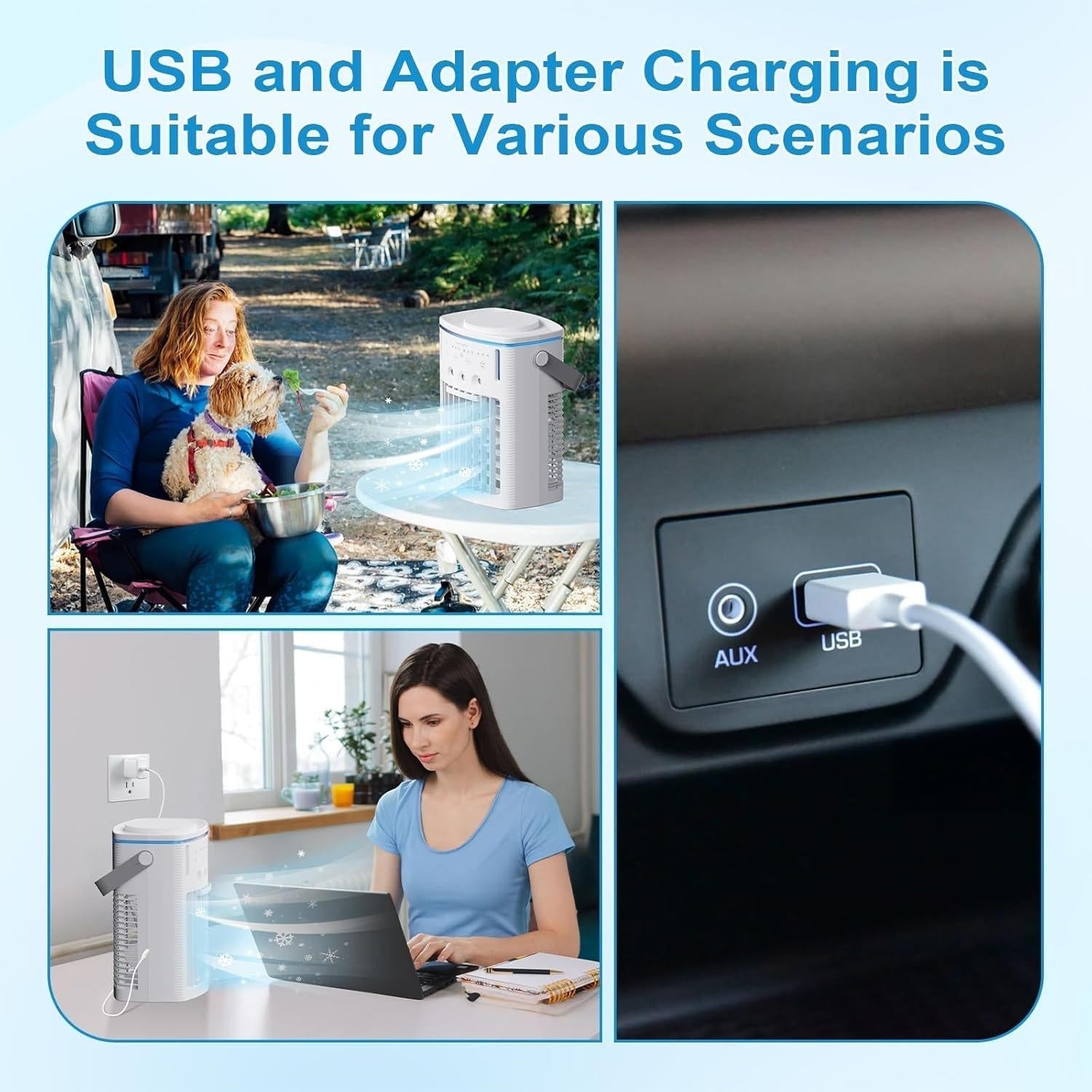 Compact Room Air Conditioner - Portable and Adjustable