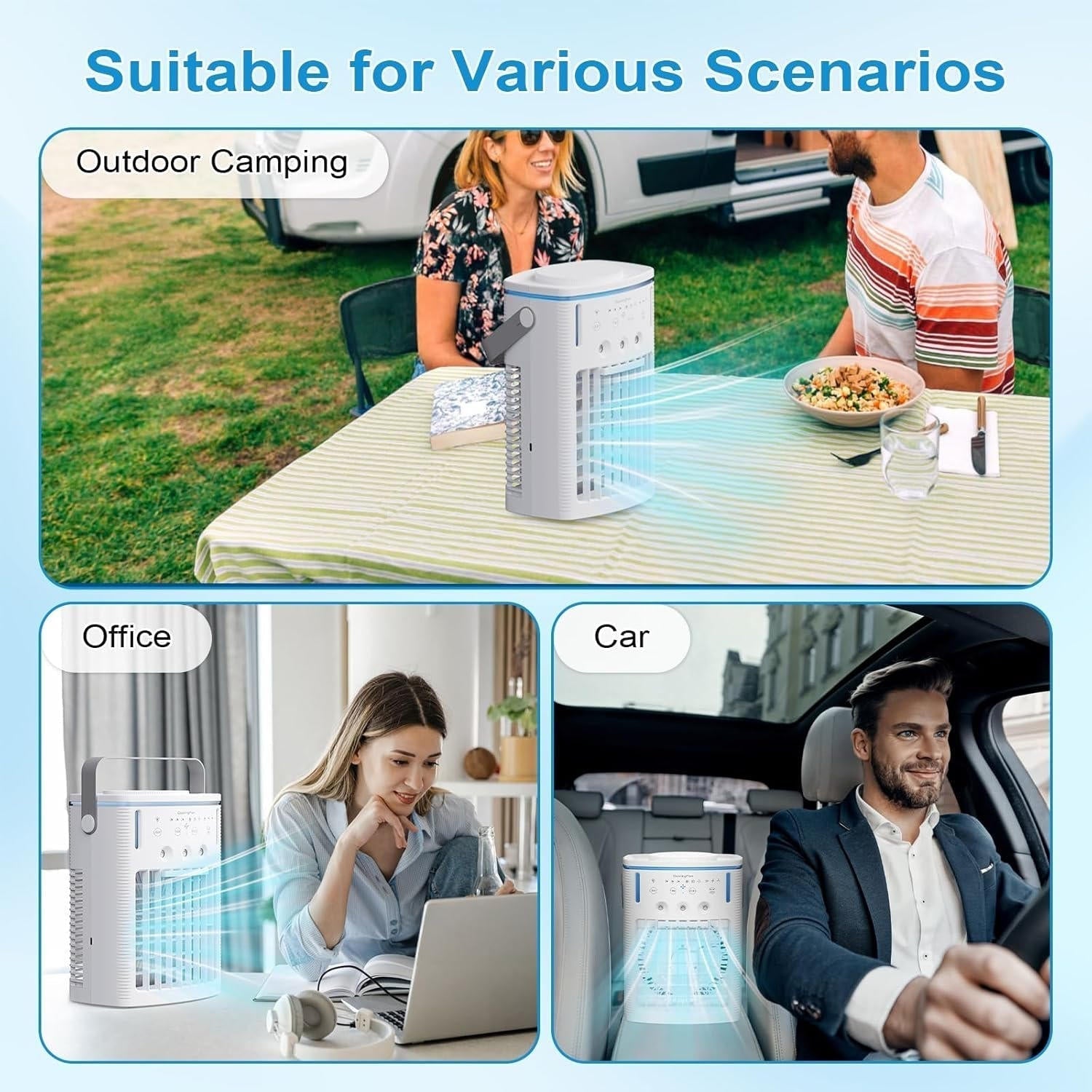 Compact Room Air Conditioner - Portable and Adjustable