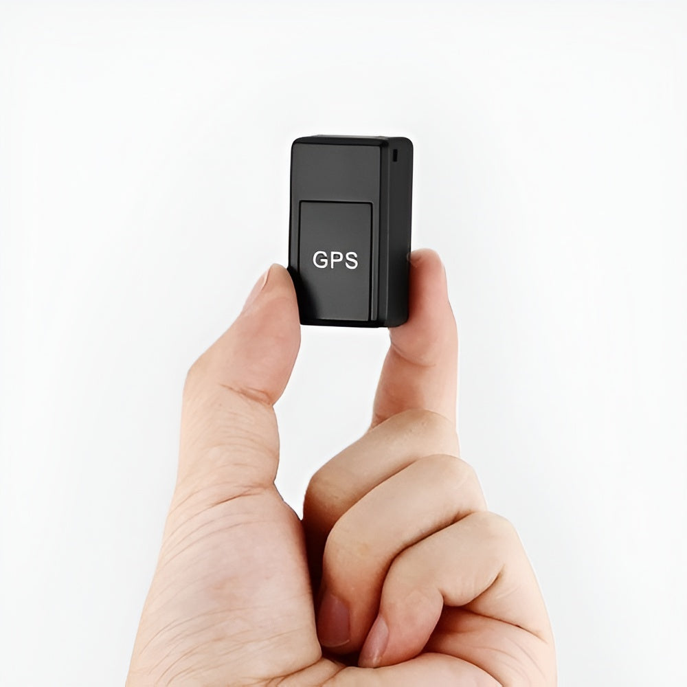 Compact GPS tracker for car protection with magnetic attachment