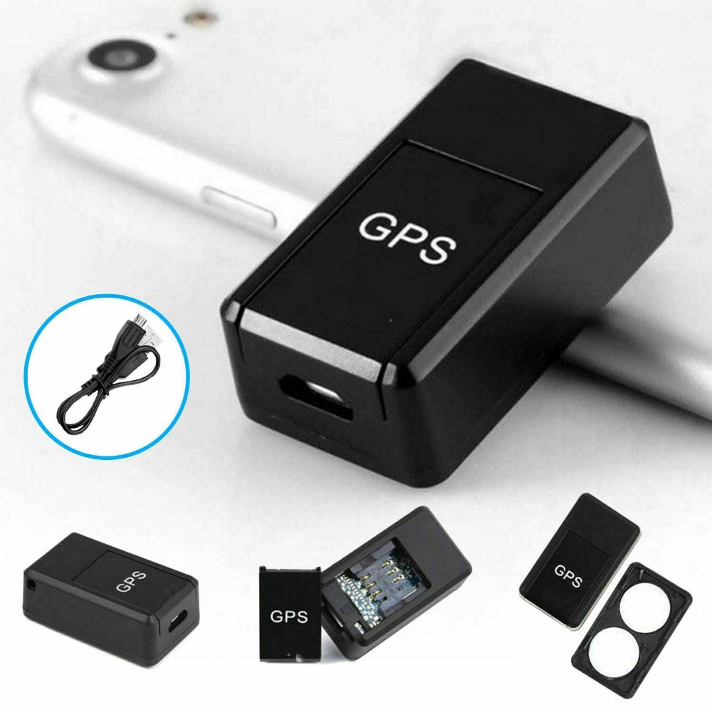 Compact GPS tracker for car protection with magnetic attachment