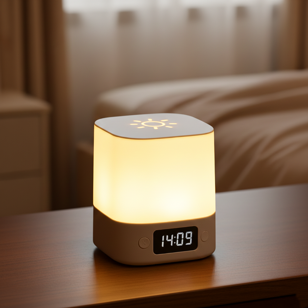 Elegant Digital Clock with Clear Display – Cordless Table Clock for Any Room