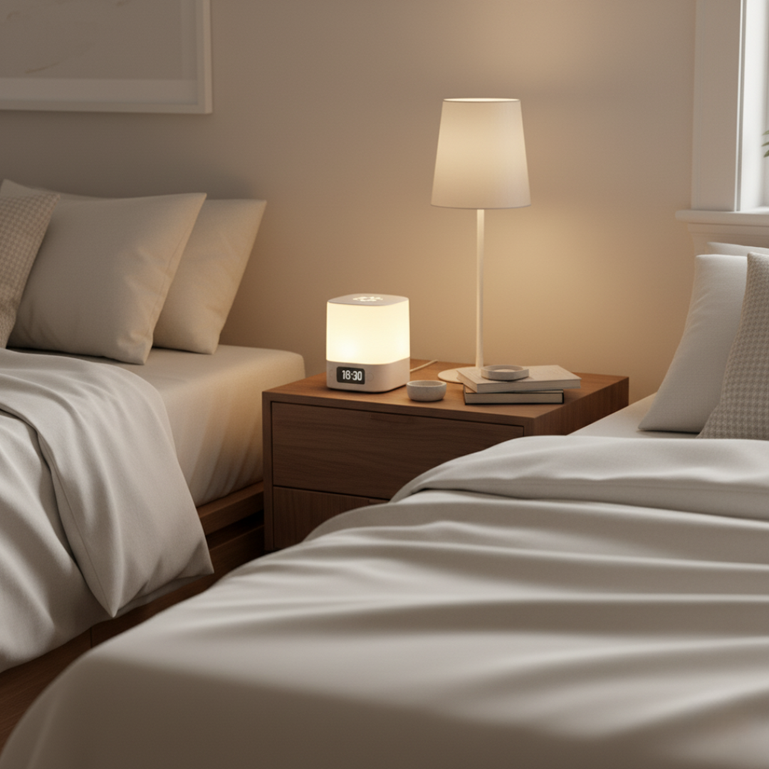 Elegant Digital Clock with Clear Display – Cordless Table Clock for Any Room