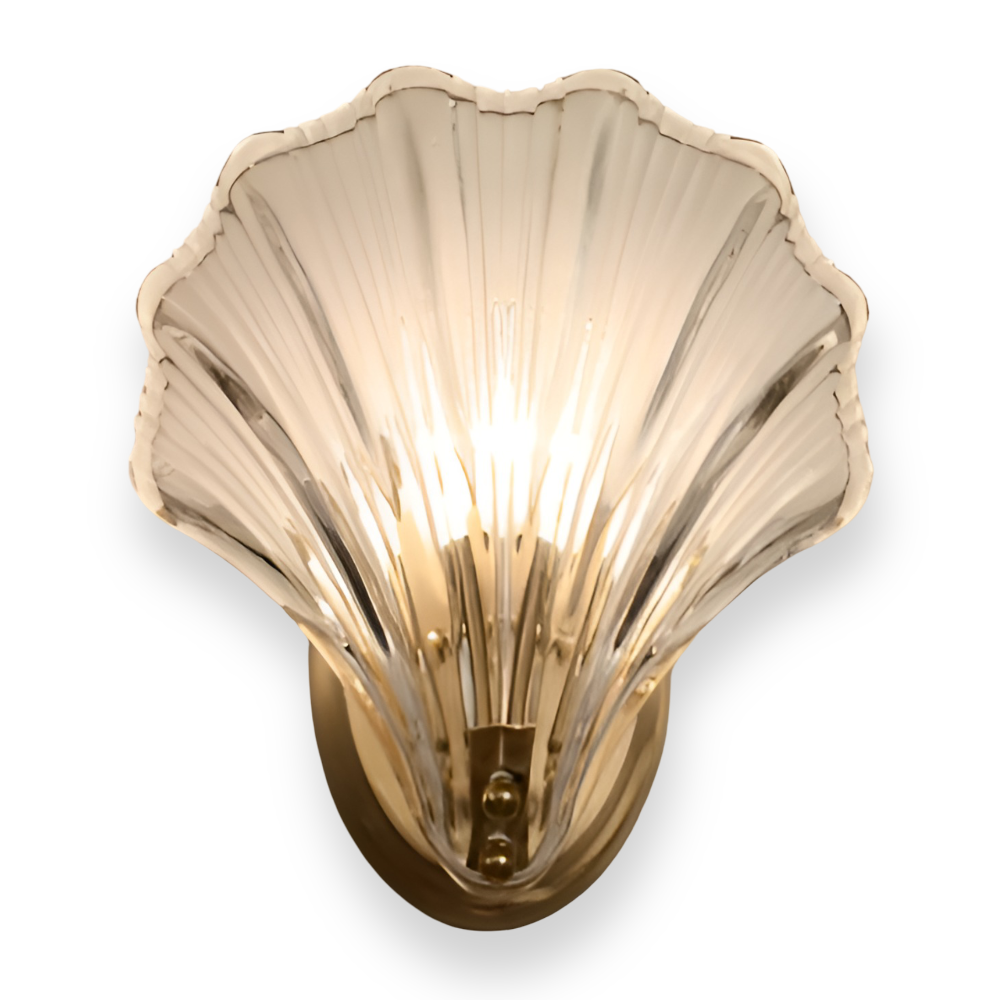 Elegant glass wall light with a minimalist design – Ideal for living rooms and bathrooms