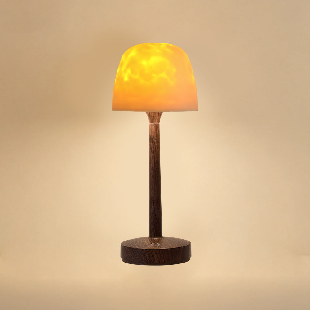 Stimmungsvolle Tischlampe mit Wasserwellenprojektion
