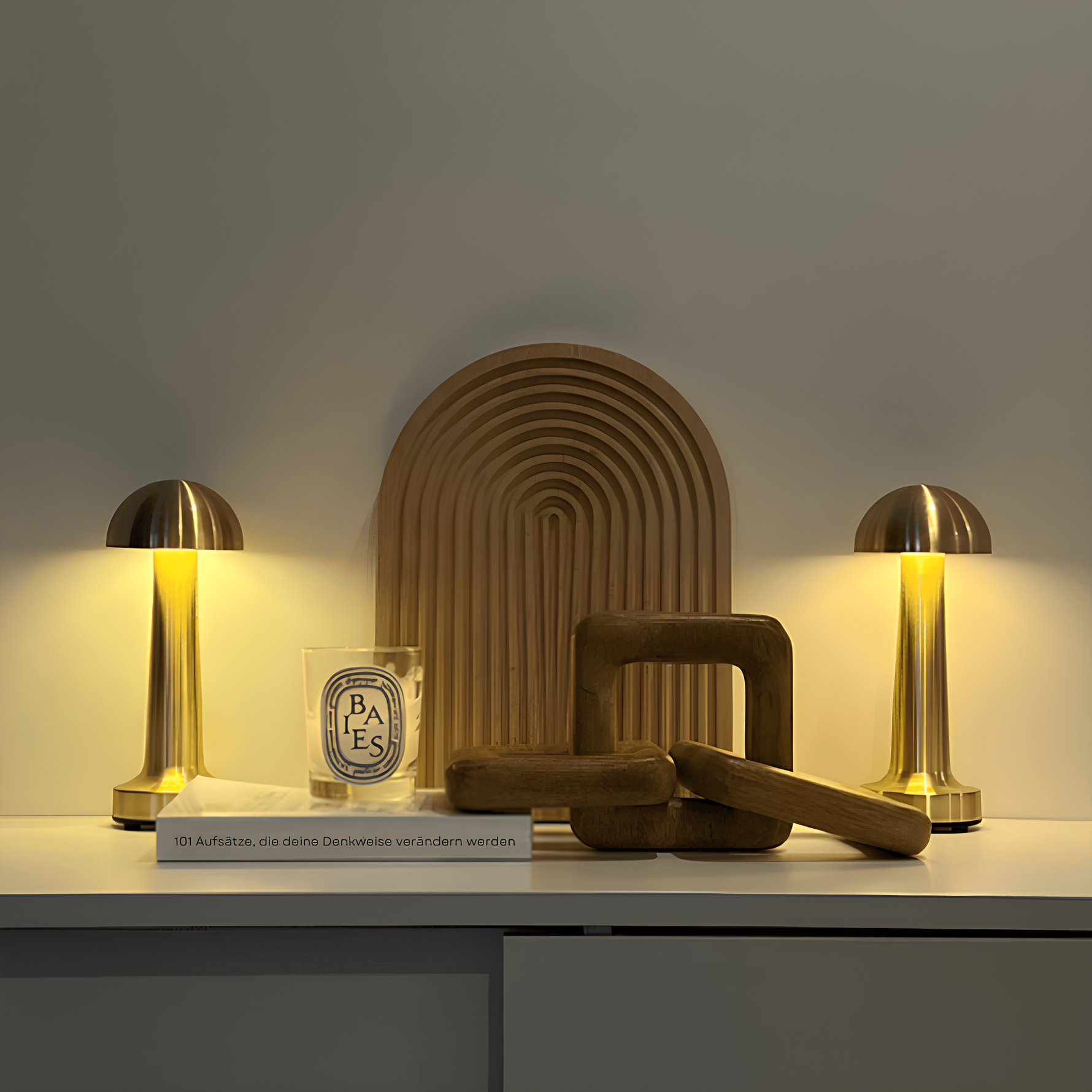 Cordless LED Table Lamp with Touch Control and 8-Hour Battery Life