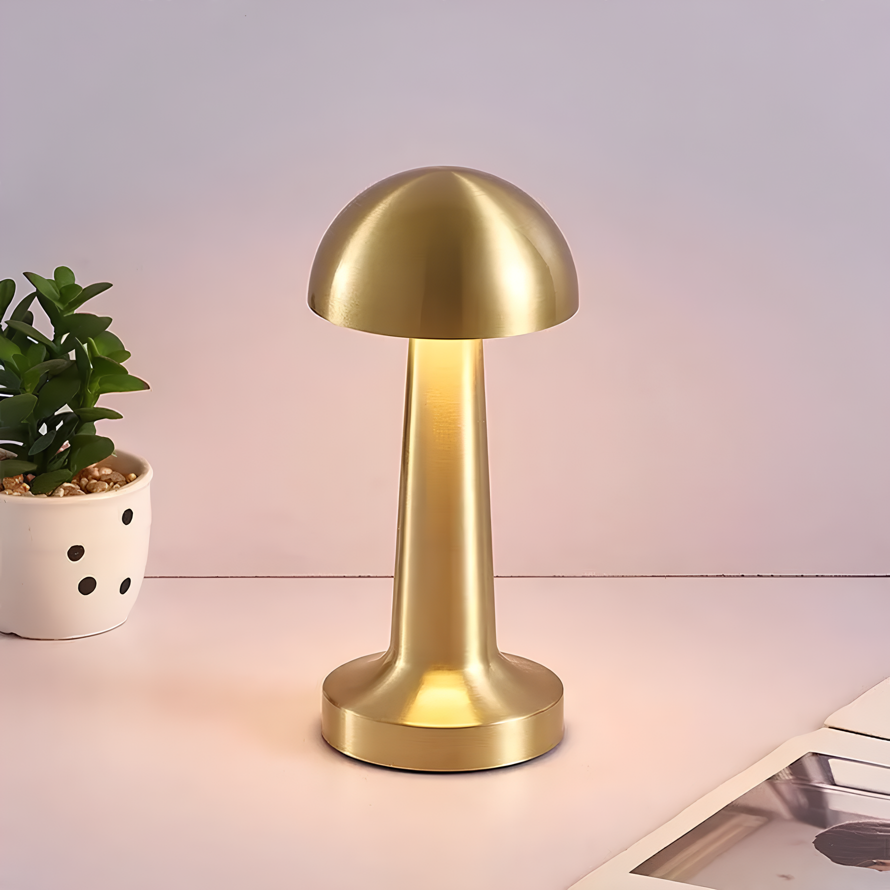 Cordless LED Table Lamp with Touch Control and 8-Hour Battery Life