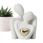 Moderne Paare Skulptur | Ausdruck von Verbundenheit | Stilvolles Design