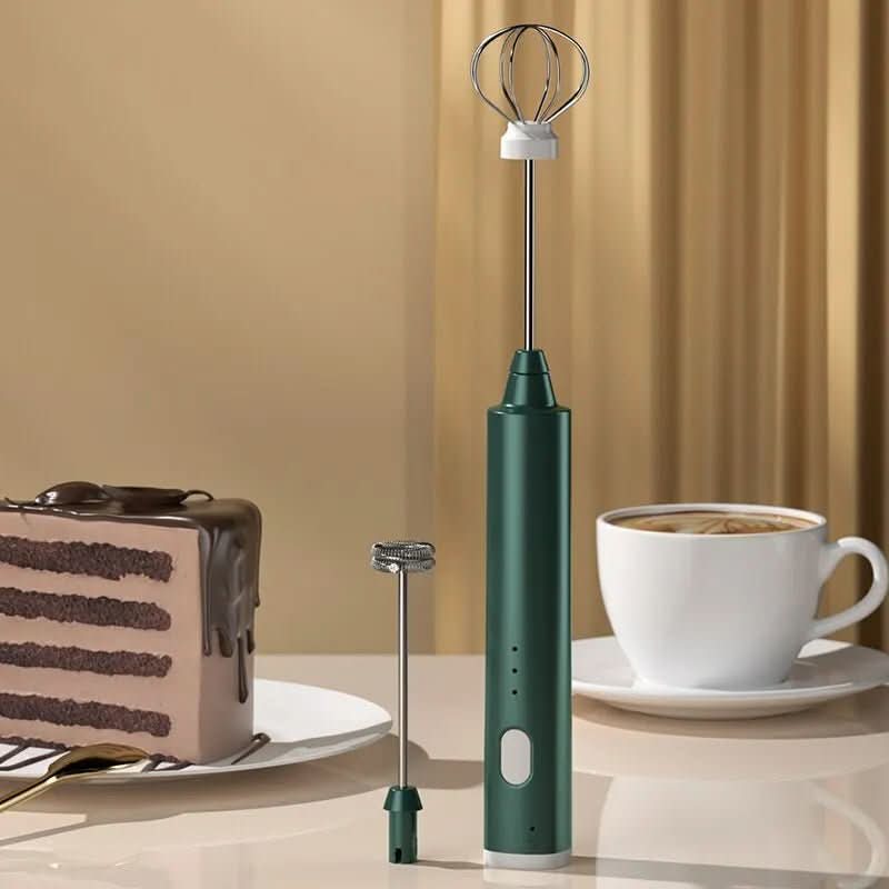 USB-aufladbarer Mini-Handmixer mit 3 Geschwindigkeitsstufen