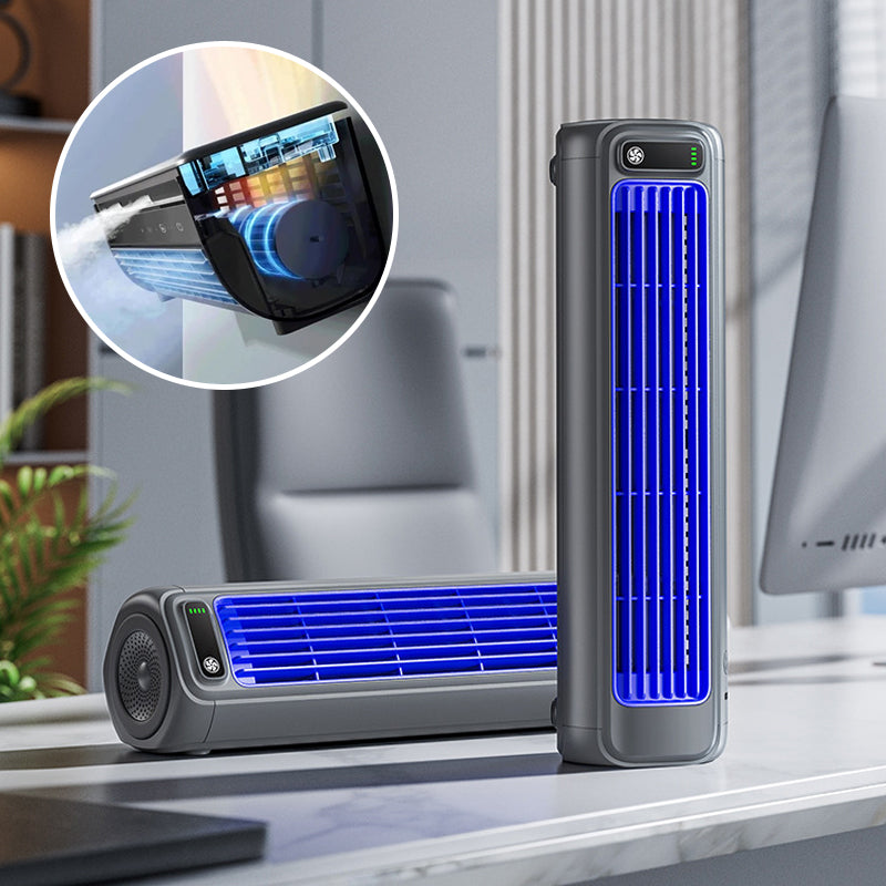 CoolBreeze - Tragbare Klimaanlage mit 12 Stunden Laufzeit