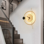 Elegante LED Wanduhr mit Beleuchtung - Chronos