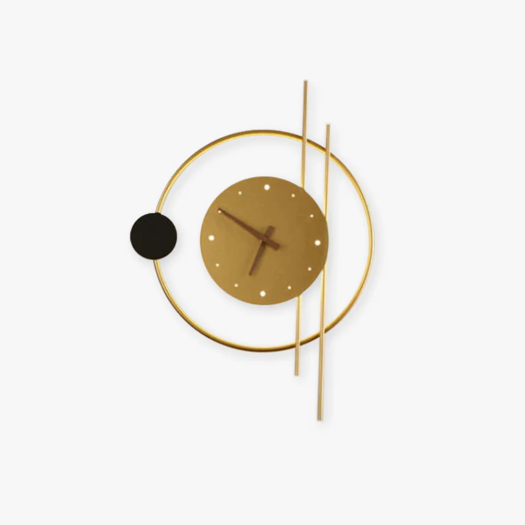 Elegante LED Wanduhr mit Beleuchtung - Chronos
