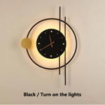 Elegante LED Wanduhr mit Beleuchtung - Chronos
