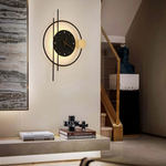 Elegante LED Wanduhr mit Beleuchtung - Chronos
