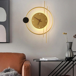 Elegante LED Wanduhr mit Beleuchtung - Chronos