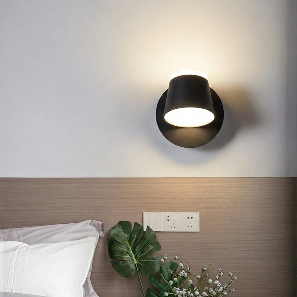 Flexible LED Wandleuchte aus Aluminium mit Farbtemperaturregelung