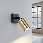 Elegant Wall Light in Black and Gold – Stylish Wall Lamp for Living Spaces