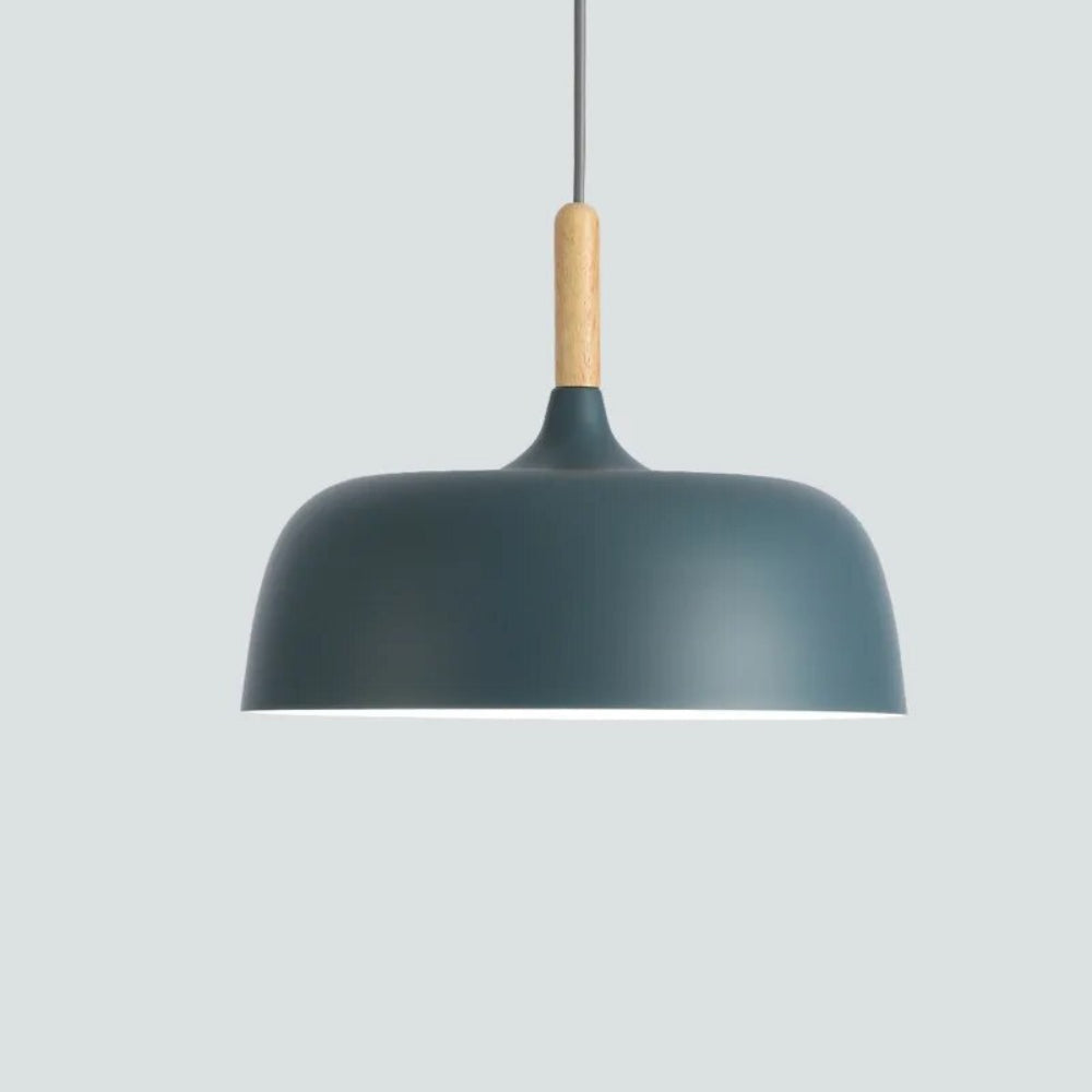Eleganter LED Kronleuchter – Stilvolles Design aus Metall und Holz für Esszimmer und Wohnräume