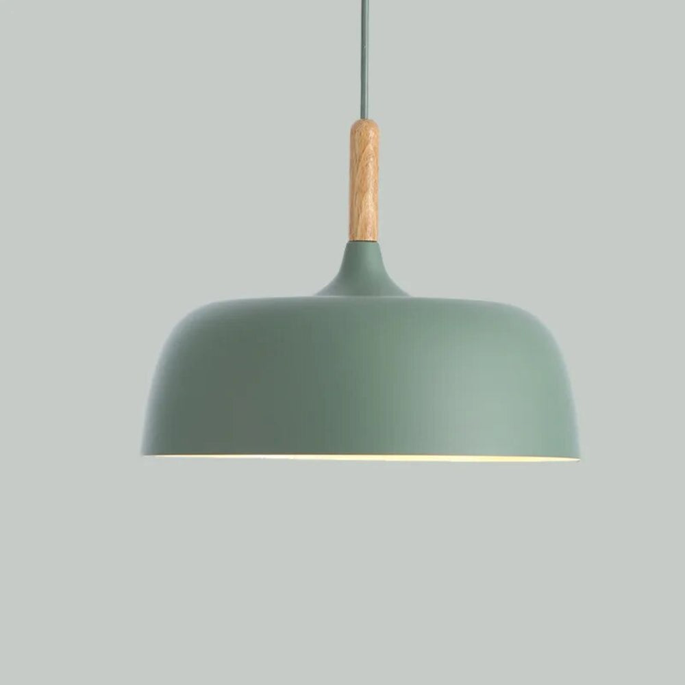 Eleganter LED Kronleuchter – Stilvolles Design aus Metall und Holz für Esszimmer und Wohnräume