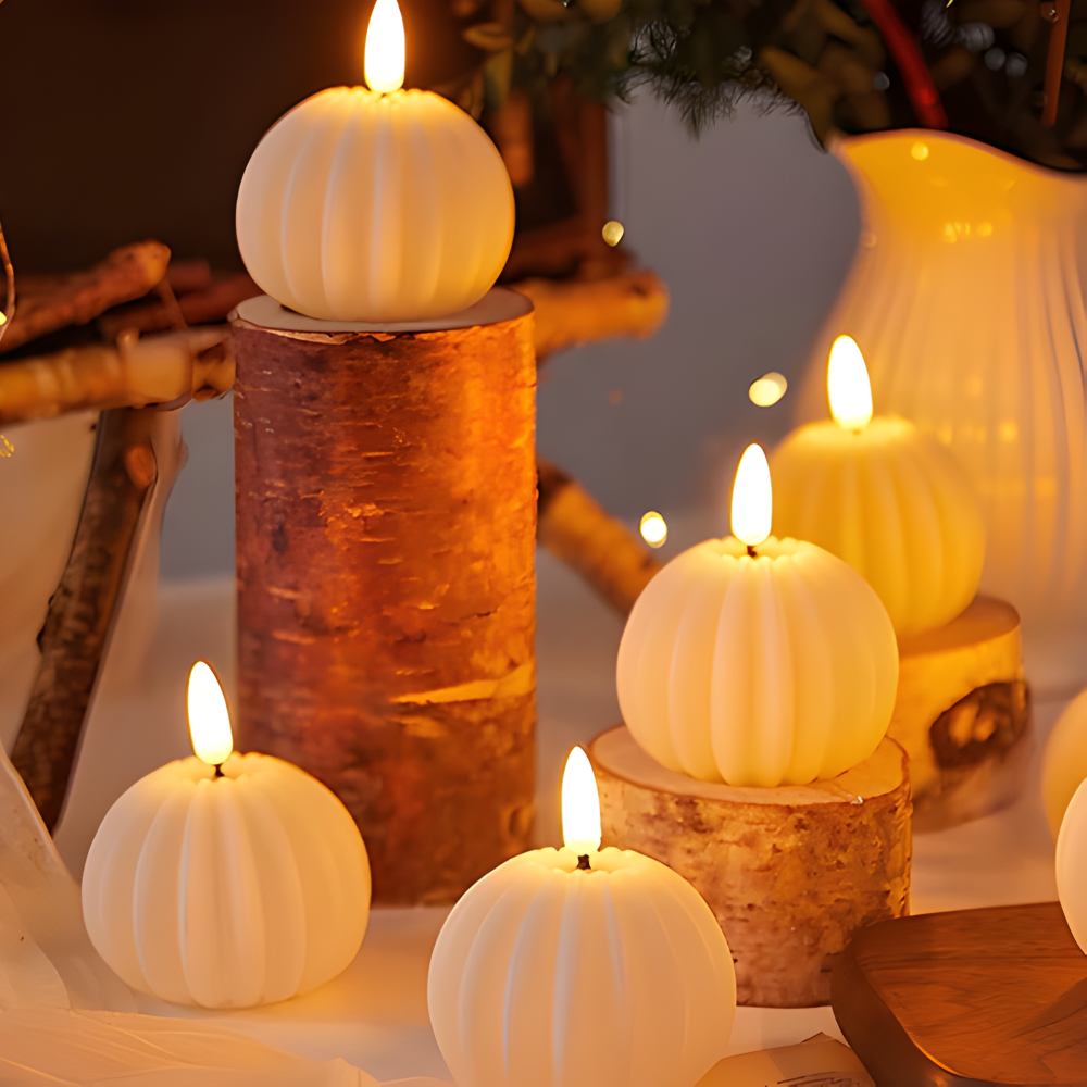 Elegante LED-Kerzen ohne Flamme – Batteriebetriebene Dekokerzen mit sanftem Licht