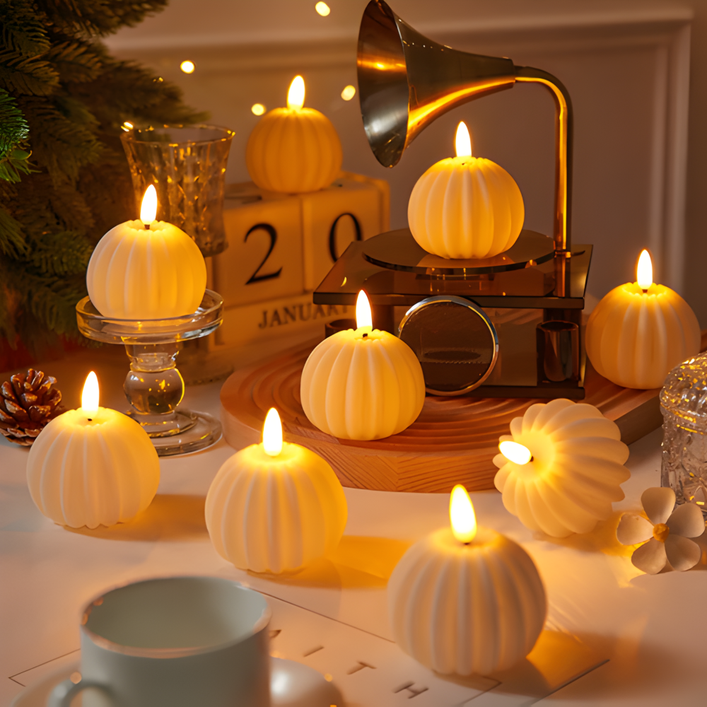 Elegante LED-Kerzen ohne Flamme – Batteriebetriebene Dekokerzen mit sanftem Licht