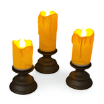 Elegante LED-Kerzen ohne Flamme – Batteriebetriebene Dekokerzen mit sanftem Licht