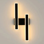 Elegant Black LED Wall Light – Warm White Illumination for Any Room